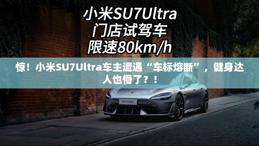 惊！小米SU7Ultra车主遭遇“车标熔断”，健身达人也懵了？！