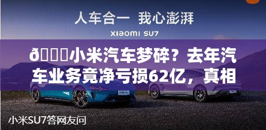 去年小米汽车业务净亏损62亿